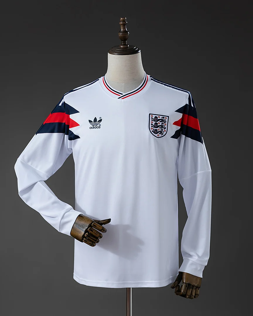 Camisola Retro Inglaterra 1990 Principal Manga Comprida