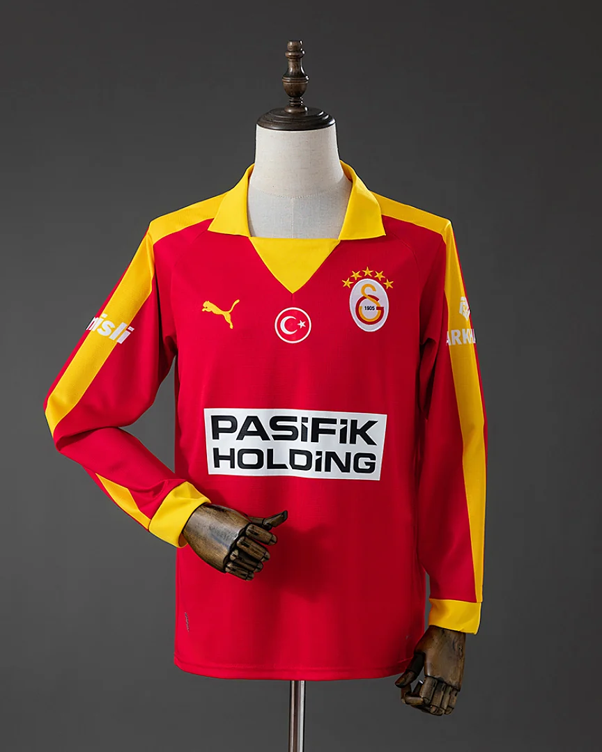 Camisola Galatasaray 25/26 Lifestyle Vermelha Manga Comprida