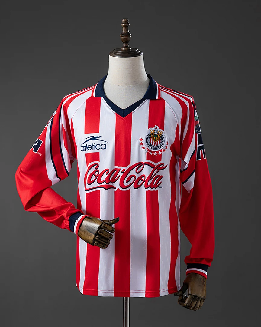 Camisola Retro Chivas de Guadalajara 1998/99 Principal Manga Comprida