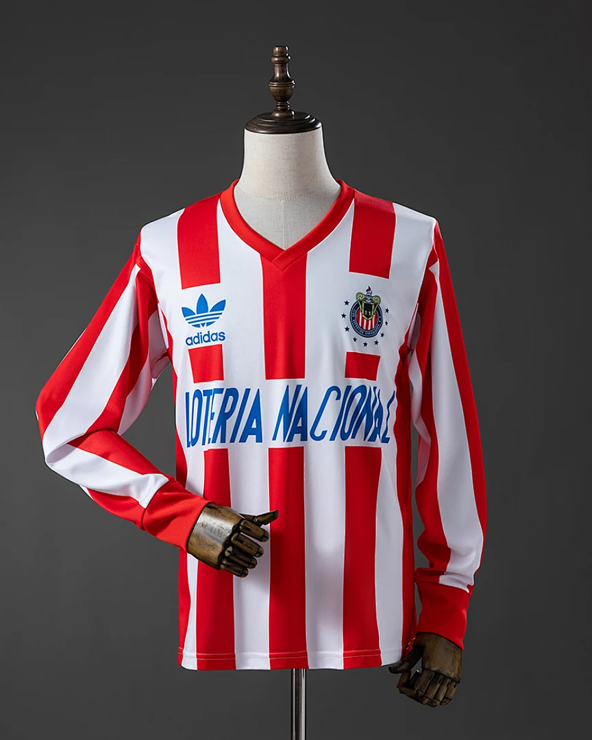 Camisola Retro Chivas de Guadalajara 1991/92 Principal Manga Comprida