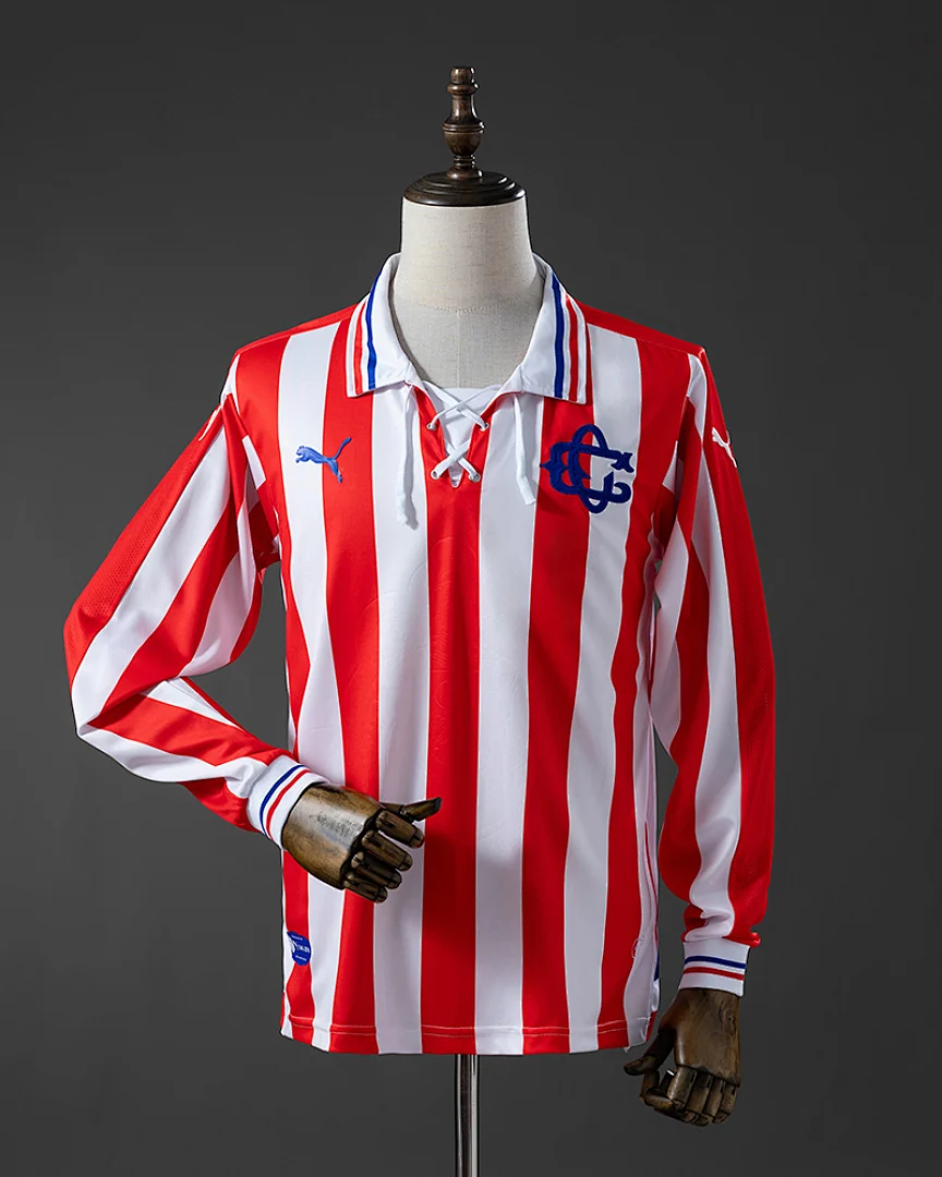 Camisola Retro Chivas de Guadalajara Aniversário Manga Comprida