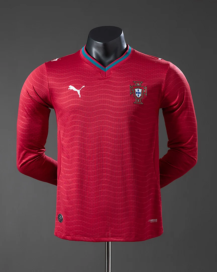 Camisola Portugal 2026 Principal Versão Jogador Manga Comprida