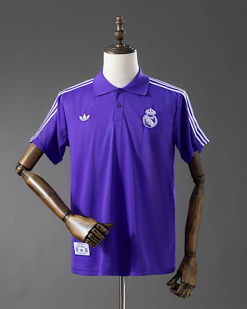Polo Real Madrid 25/26 Roxo