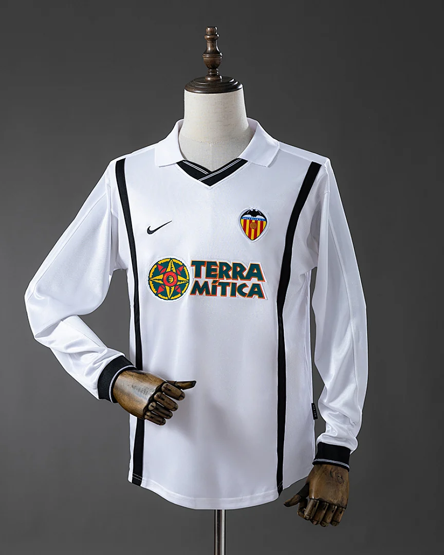 Camisola Retro Valência 2000/01 Manga Comprida