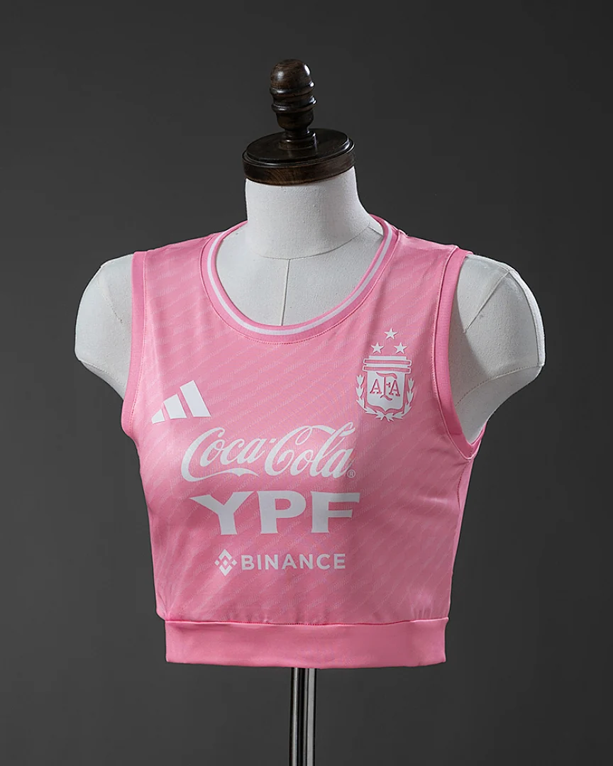 Top Argentina 25/26 Rosa Mulher