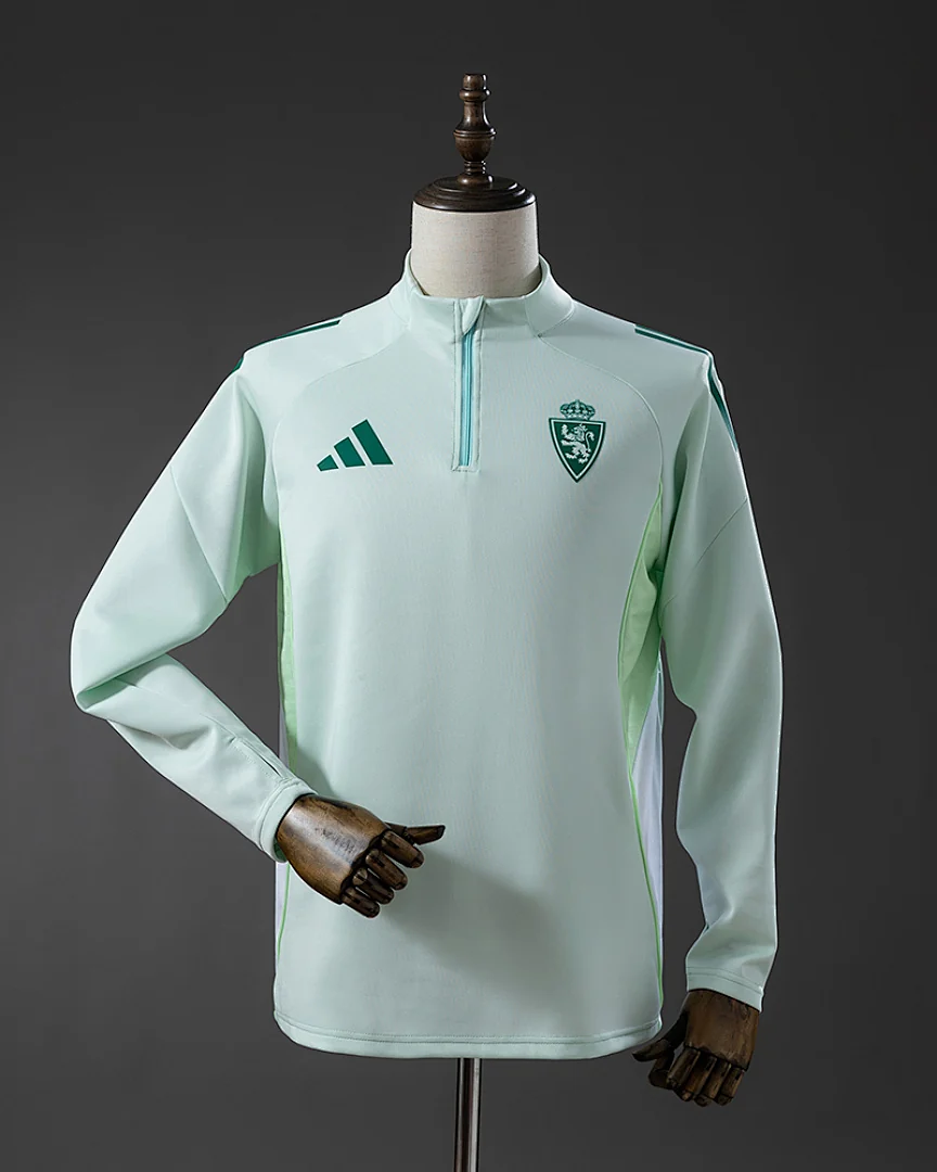 Camisola de Treino Real Saragoça 25/26 Verde Manga Comprida