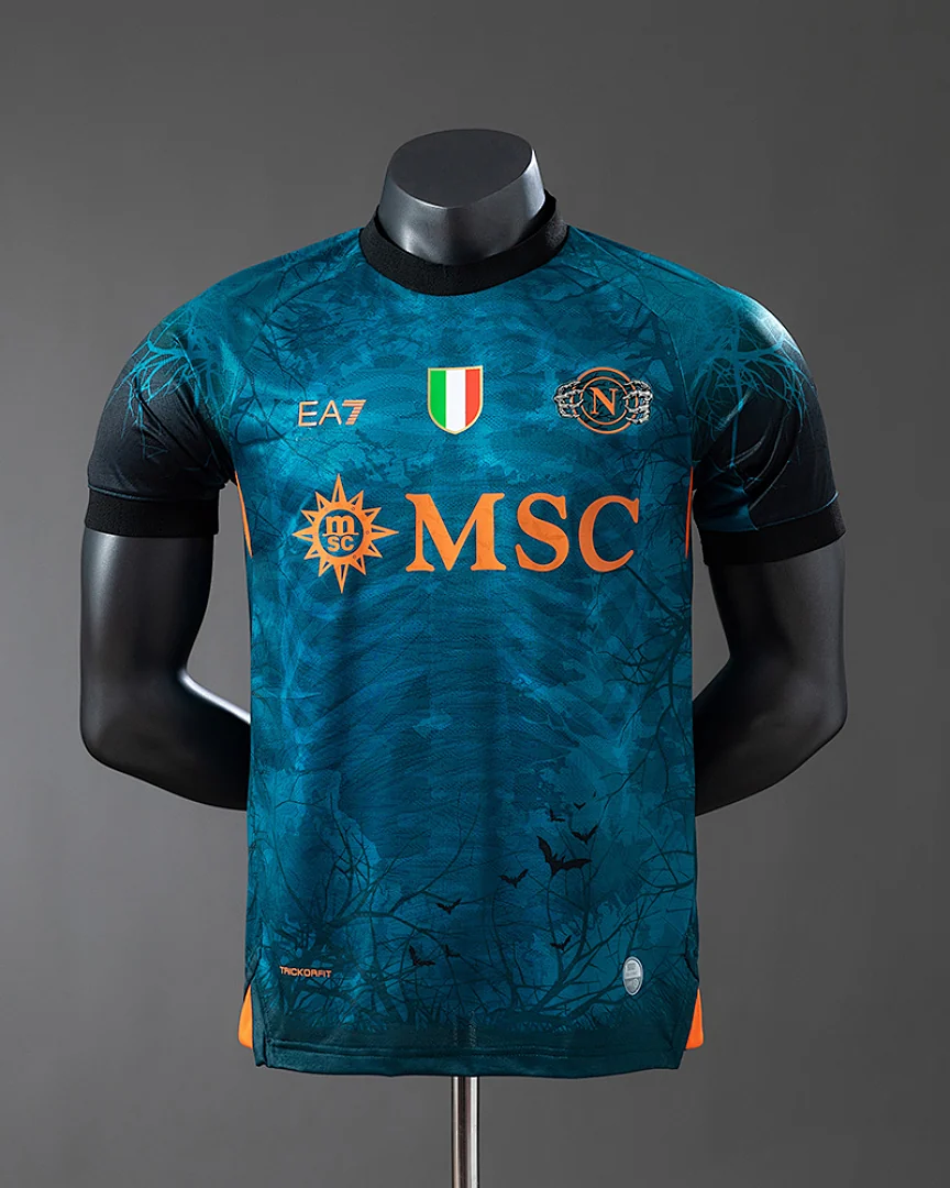 Camisola Nápoles 25/26 Edição Especial Azul Versão Jogador