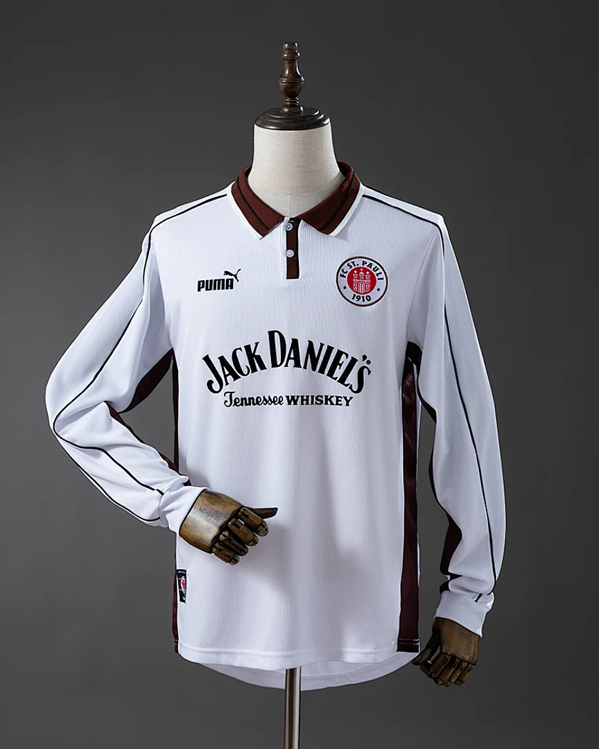 Camisola Retro St. Pauli 1999/00 Principal Manga Comprida