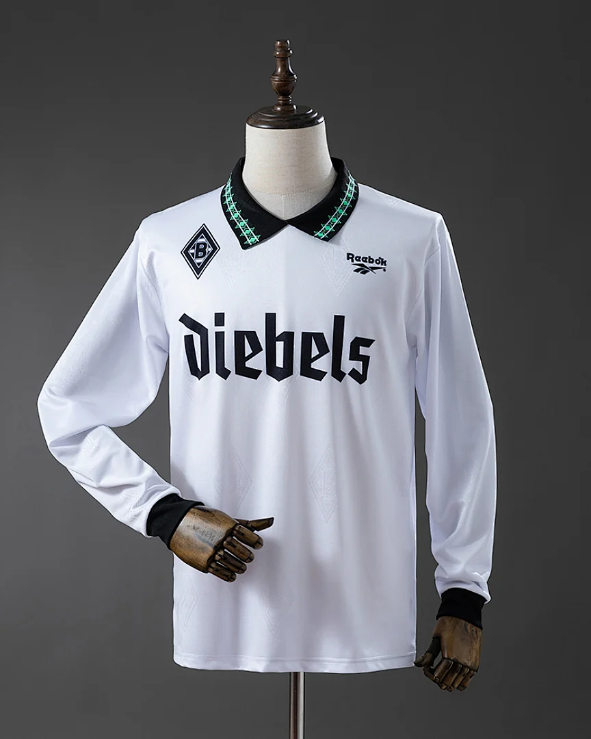 Camisola Retro Borussia Mönchengladbach 1995/96 Principal Manga Comprida