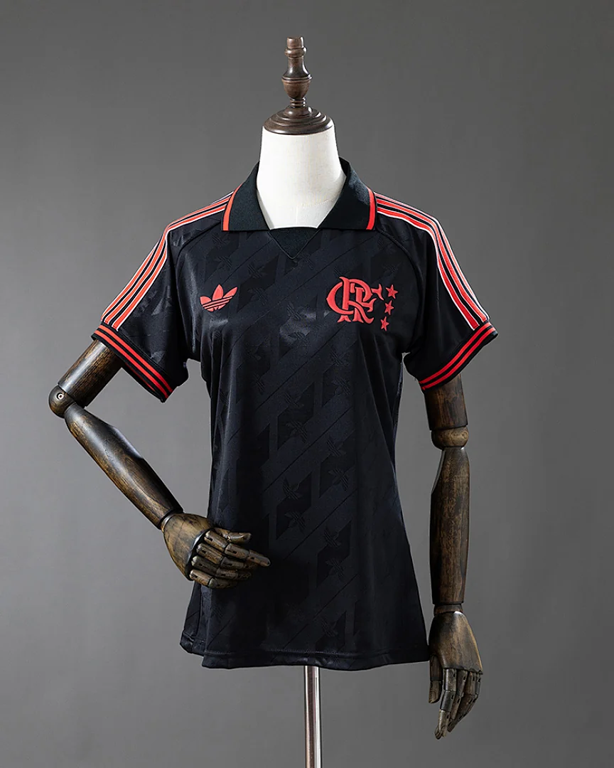 Camisola Flamengo 25/26 Lifestyle Preta Mulher