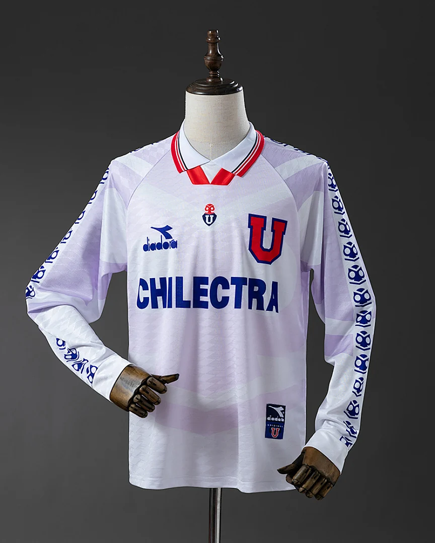 Camisola Retro Universidad de Chile 1996 Alternativa Manga Comprida
