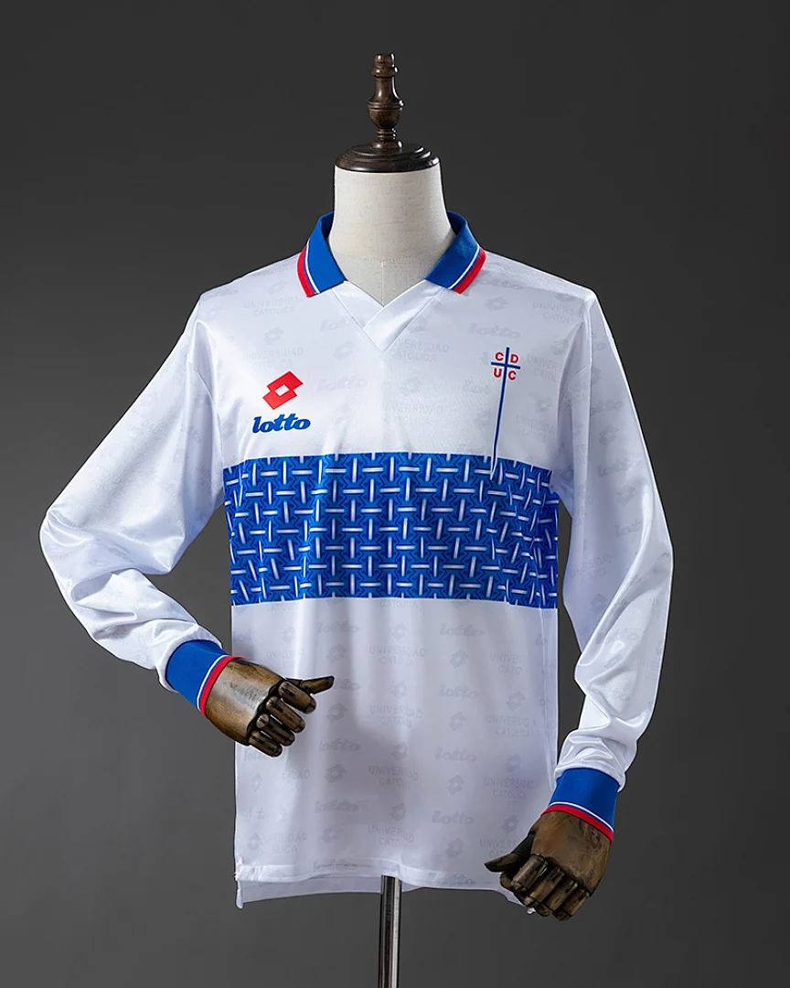 Camisola Retro Universidad Católica 1996 Principal Manga Comprida