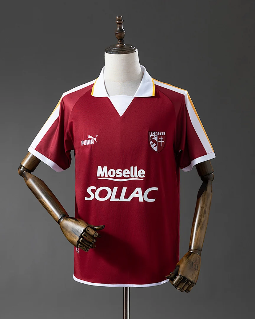 Camisola Retro Metz 2003/04 Vermelha