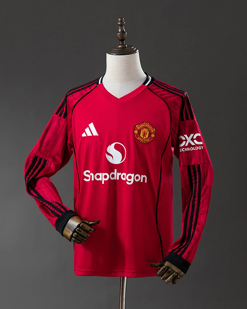 Camisola Manchester United 25/26 Principal Manga Comprida