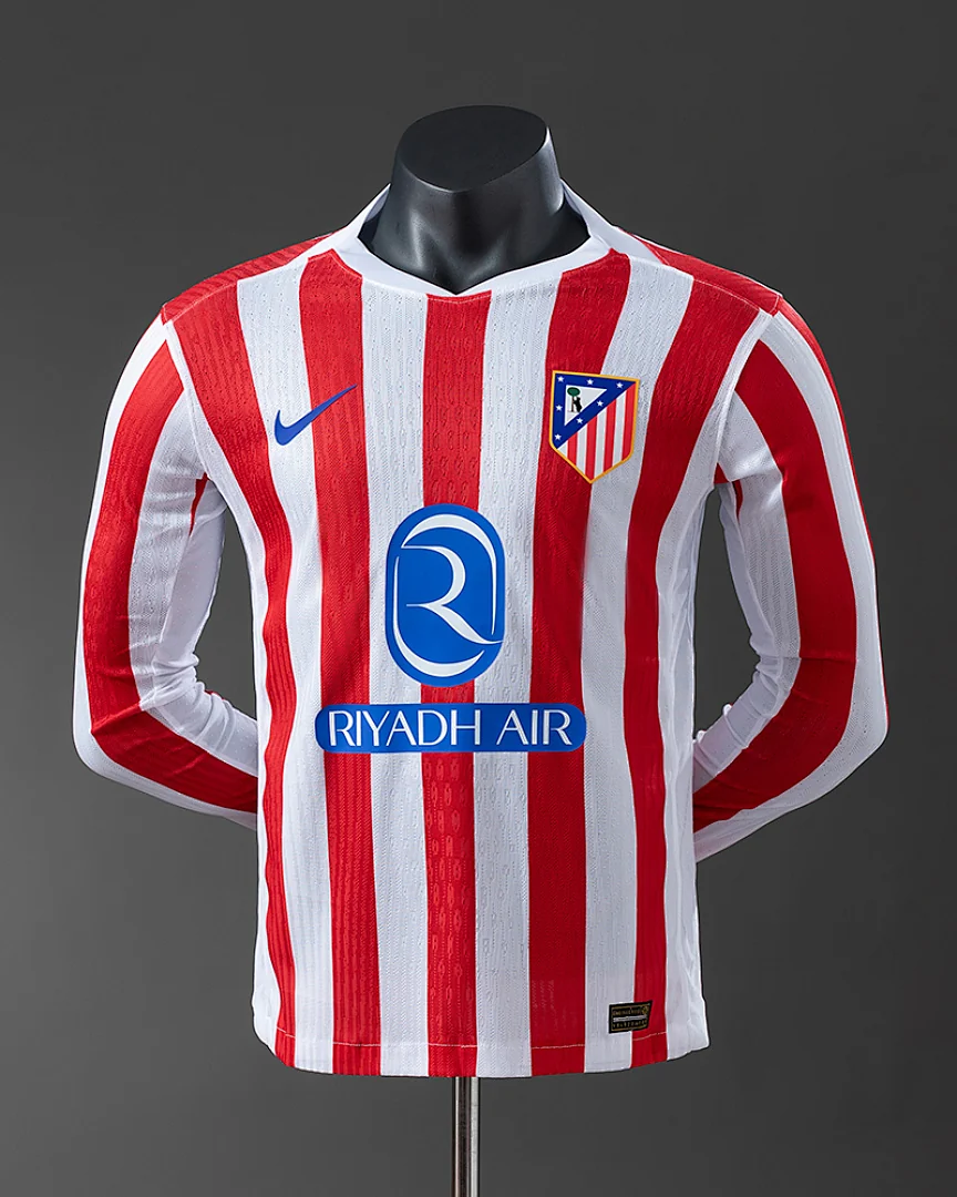 Camisola Atlético de Madrid 25/26 Principal Versão Jogador Manga Comprida
