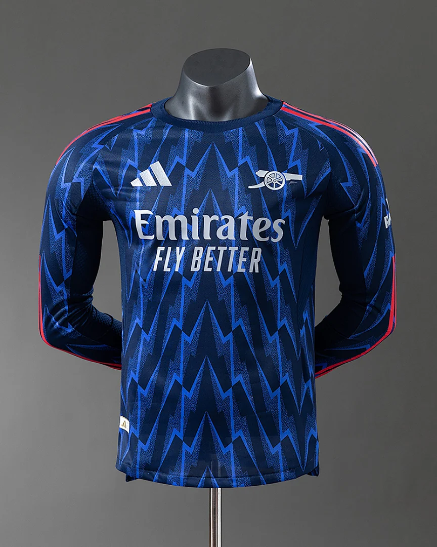 Camisola Arsenal 25/26 Alternativa Versão Jogador Manga Comprida