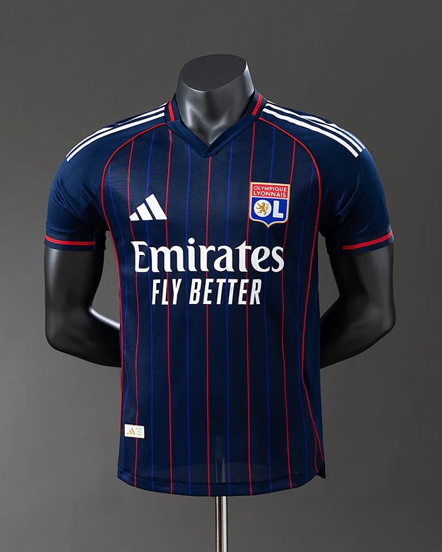 Camisola Olympique de Lyon 25/26 Alternativa Versão Jogador