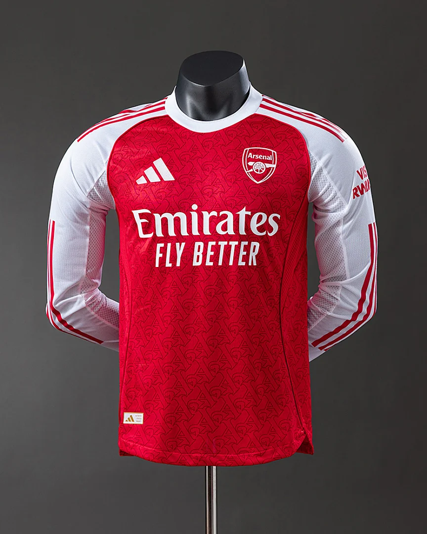 Camisola Arsenal 25/26 Principal Versão Jogador Manga Comprida