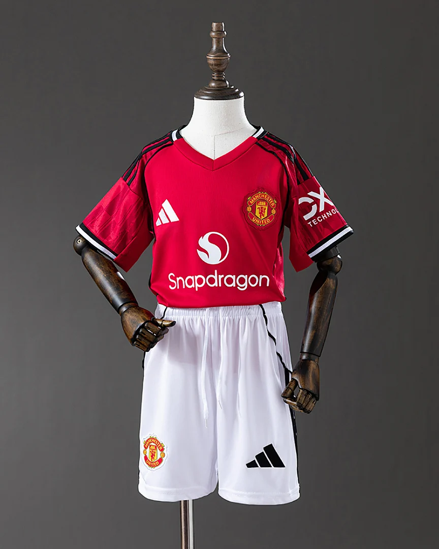 Kit Criança Manchester United 25/26 Principal