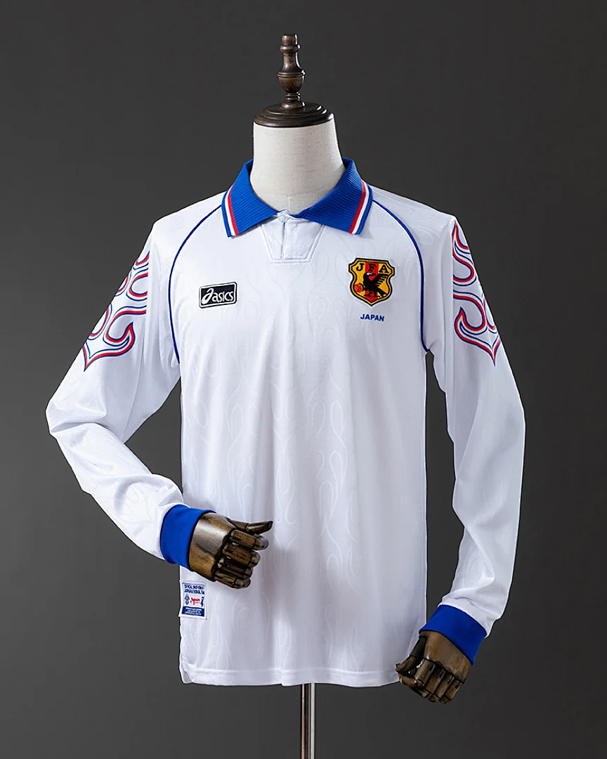 Camisola Retro Japão 1998 Alternativa Manga Comprida