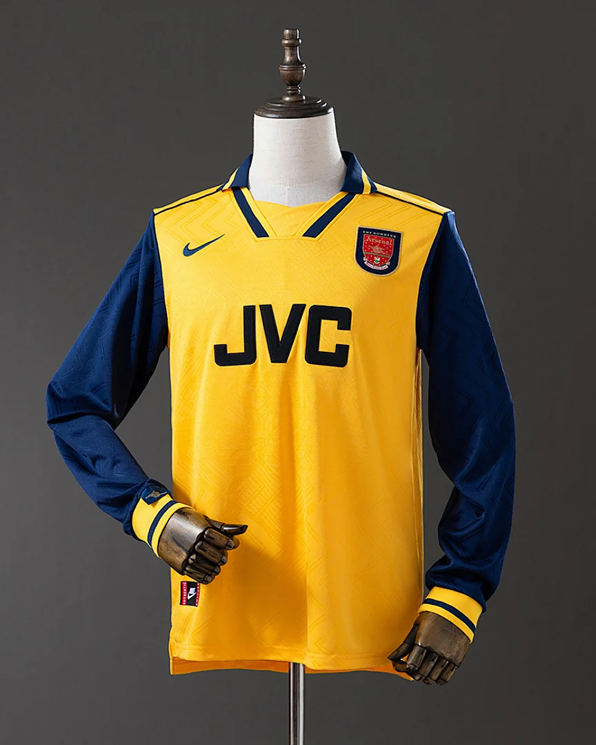 Camisola Retro Arsenal 1996/97 Alternativa Manga Comprida