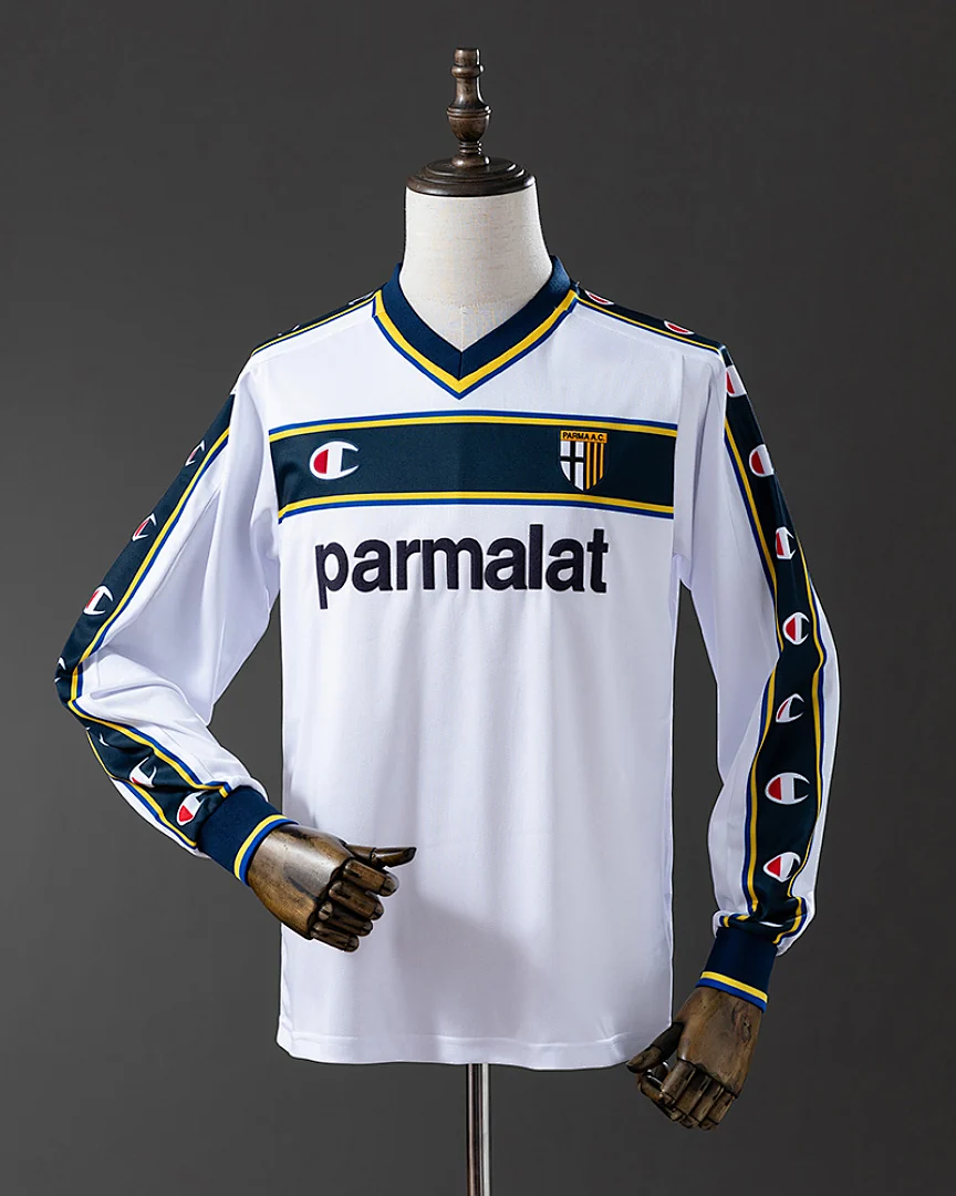 Camisola Retro Parma 2002/03 Alternativa Manga Comprida