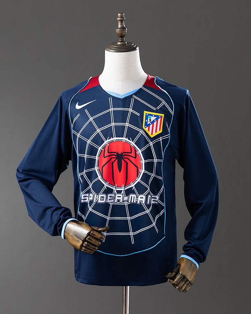 Camisola Retro Atlético de Madrid 2004/05 Alternativa Manga Comprida