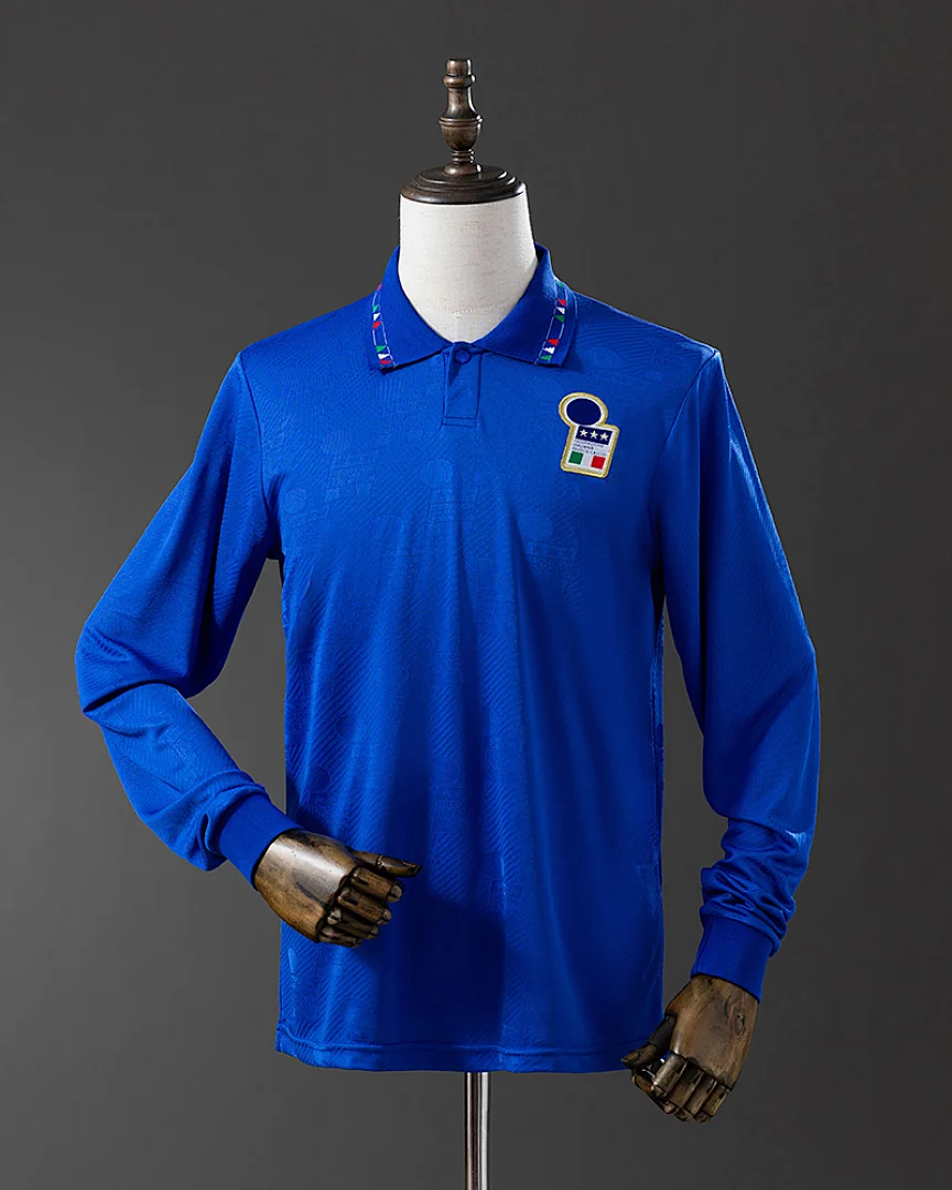 Camisola Retro Itália 1994 Principal Manga Comprida