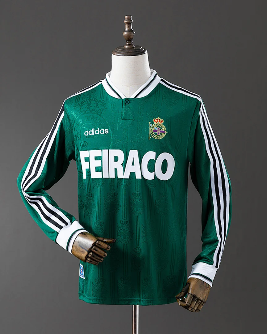 Camisola Retro Deportivo da Corunha 1999/00 Alternativa Manga Comprida