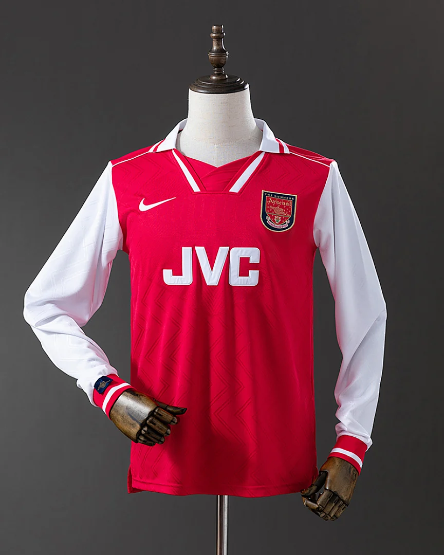 Camisola Retro Arsenal 1996/97 Principal Manga Comprida