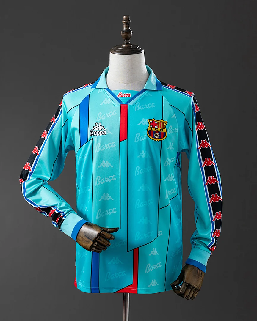 Camisola Retro Barcelona 1995/97 Alternativa Manga Comprida