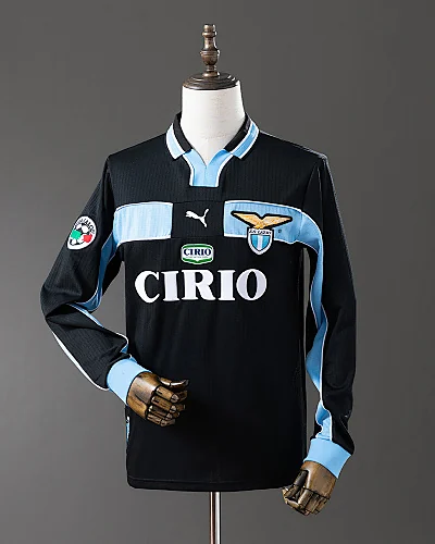 Camisola Retro Lázio 1998/99 Alternativa Manga Comprida