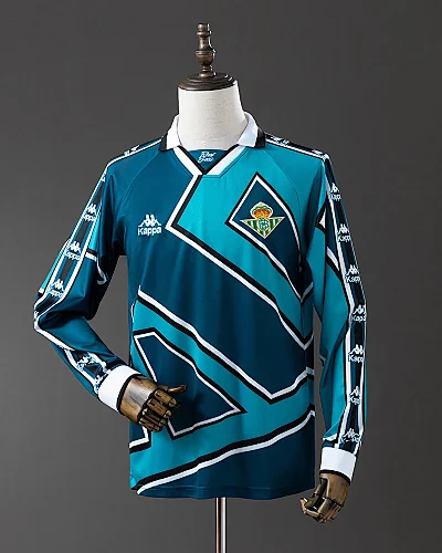 Camisola Retro Real Betis 1995/97 Alternativa Manga Comprida