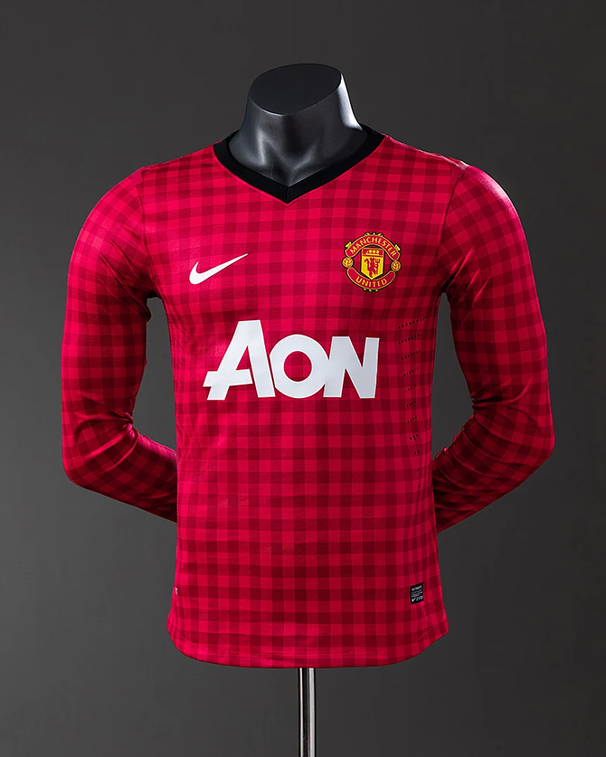 Camisola Retro Manchester United 12/13 Principal Manga Comprida