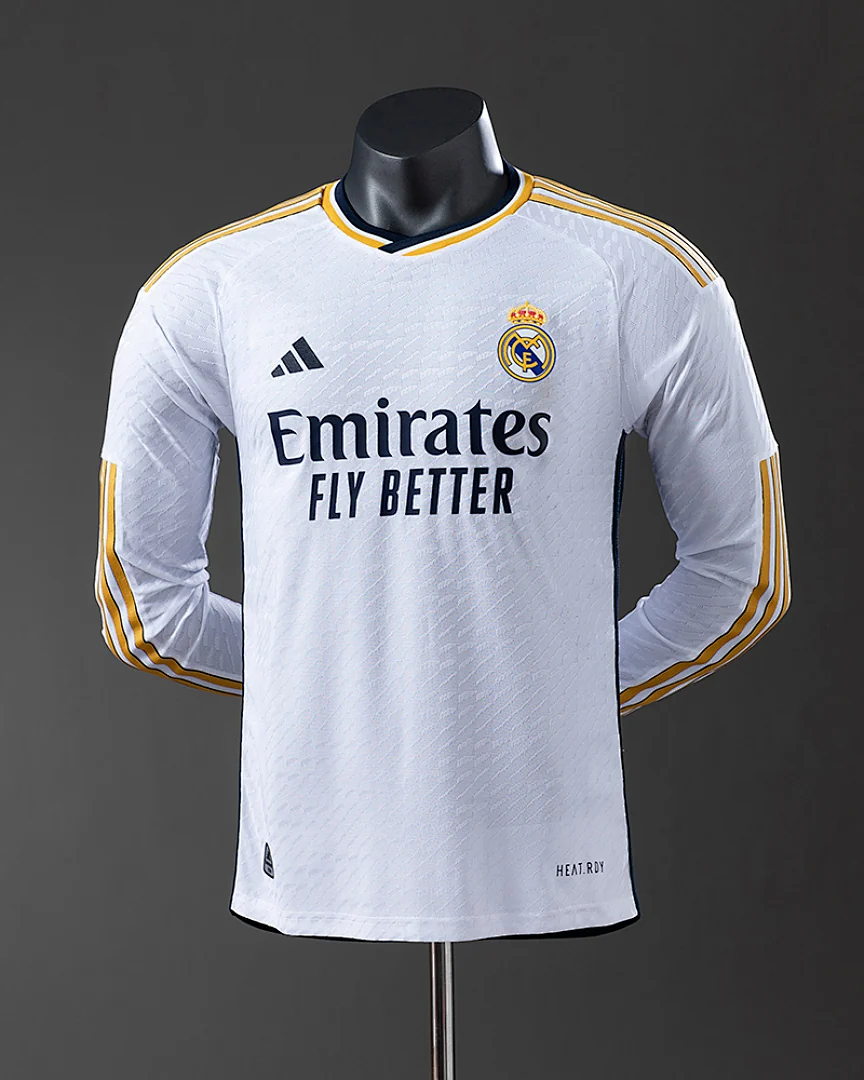 Camisola Retro Real Madrid 23/24 Principal Manga Comprida