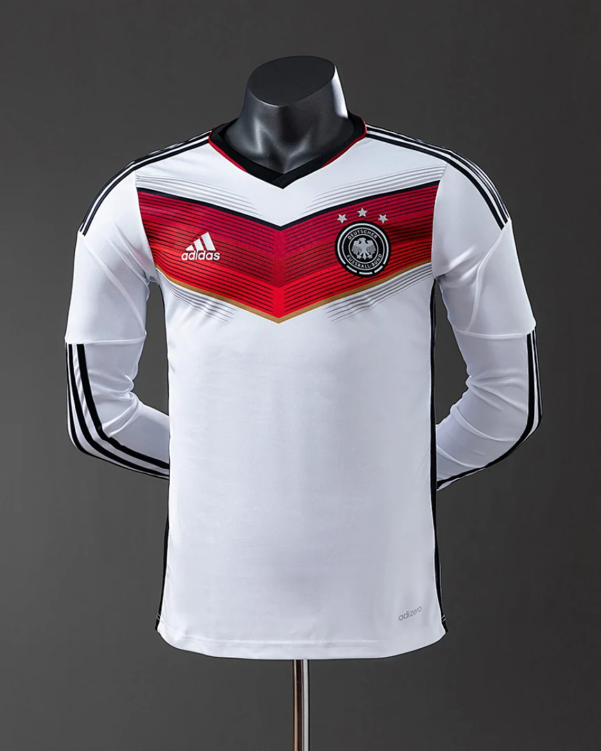 Camisola Retro Alemanha 2014 Principal Manga Comprida