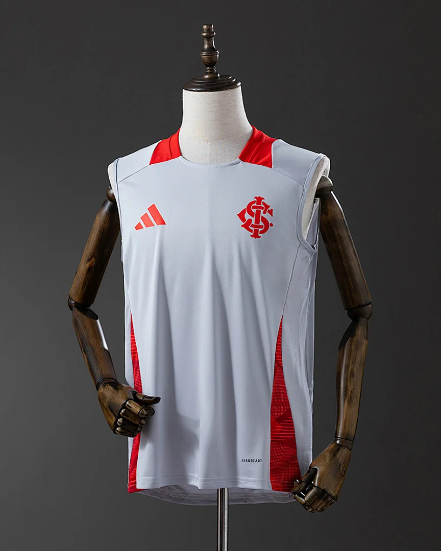 Camisola de Treino sem Mangas Internacional 25/26 Cinzenta