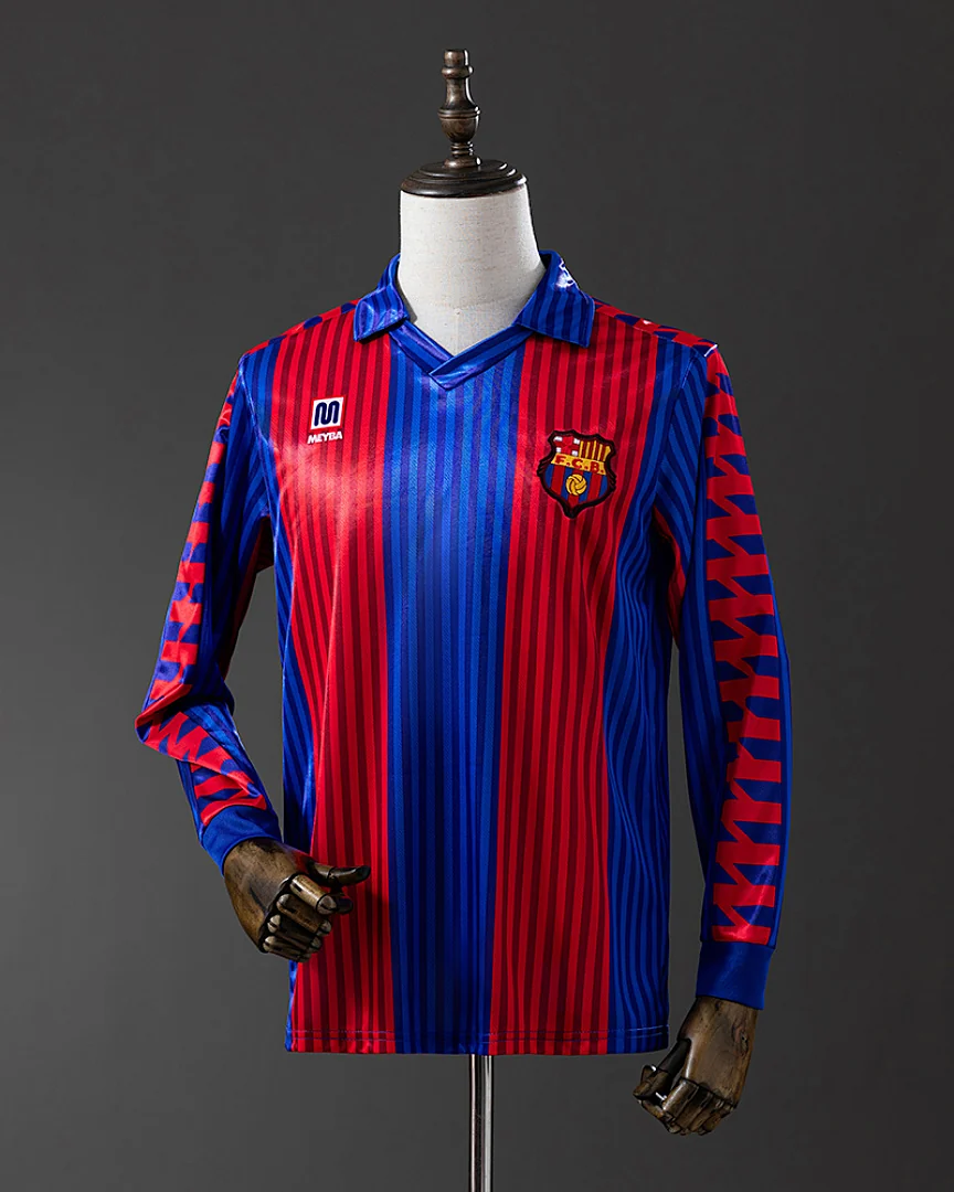 Camisola Retro Barcelona 1992 Principal Manga Comprida