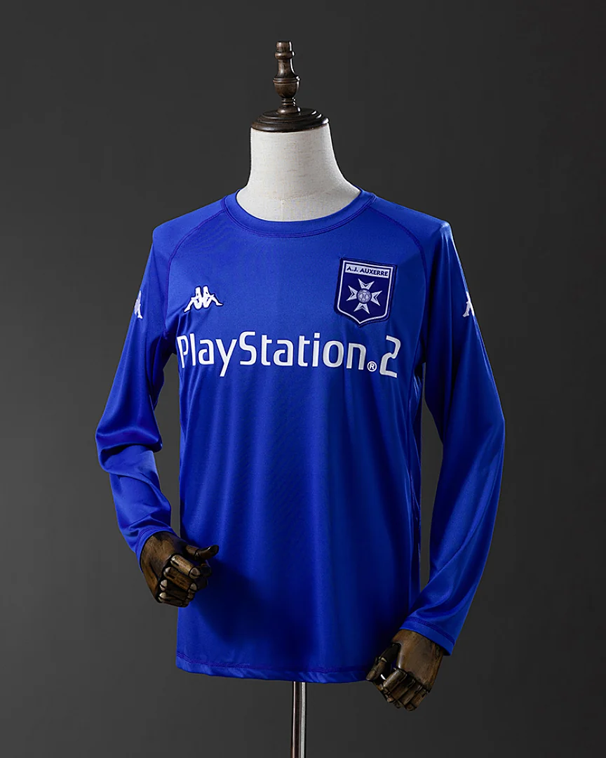 Camisola Retro Auxerre 2003/04 Alternativa Manga Comprida