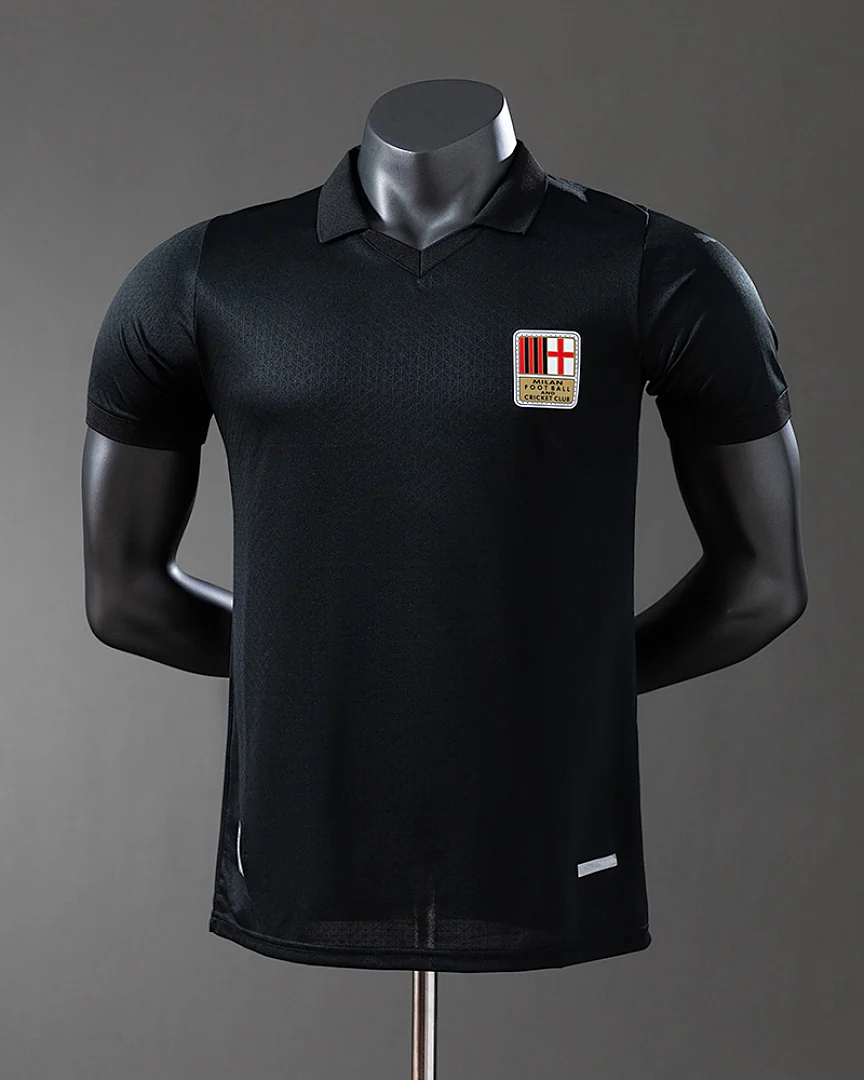 Camisola AC Milan 125 Anos Preta Versão Jogador