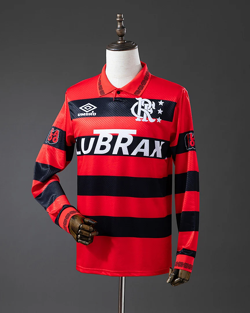 Camisola Retro Flamengo 1994/95 Principal Manga Comprida