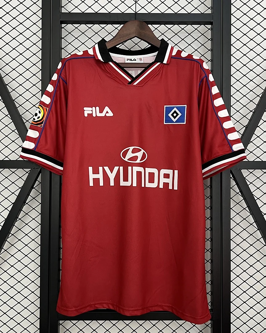 Camisola Retro Hamburgo 2000 Vermelha
