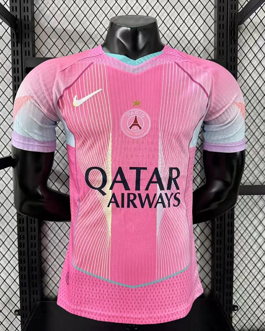Camisola Paris Saint-Germain 25/26 Edição Especial Rosa Versão Jogador
