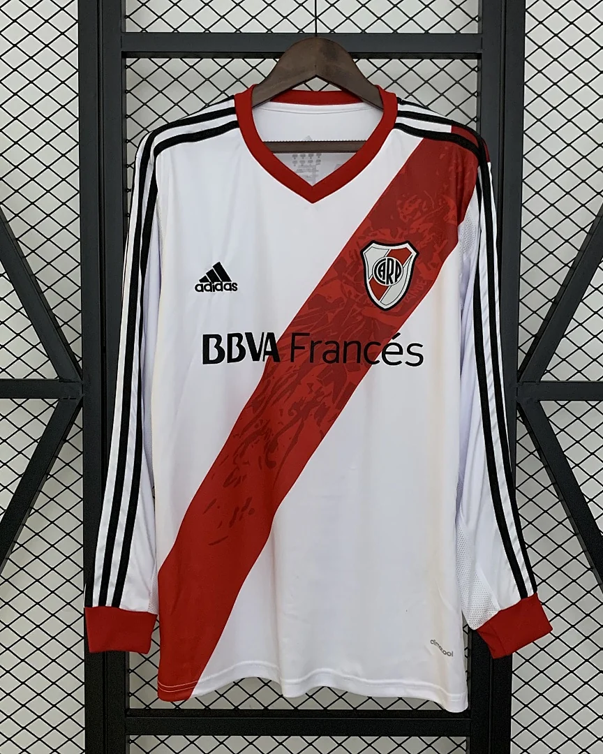 Camisola Retro River Plate 13/14 Principal Manga Comprida