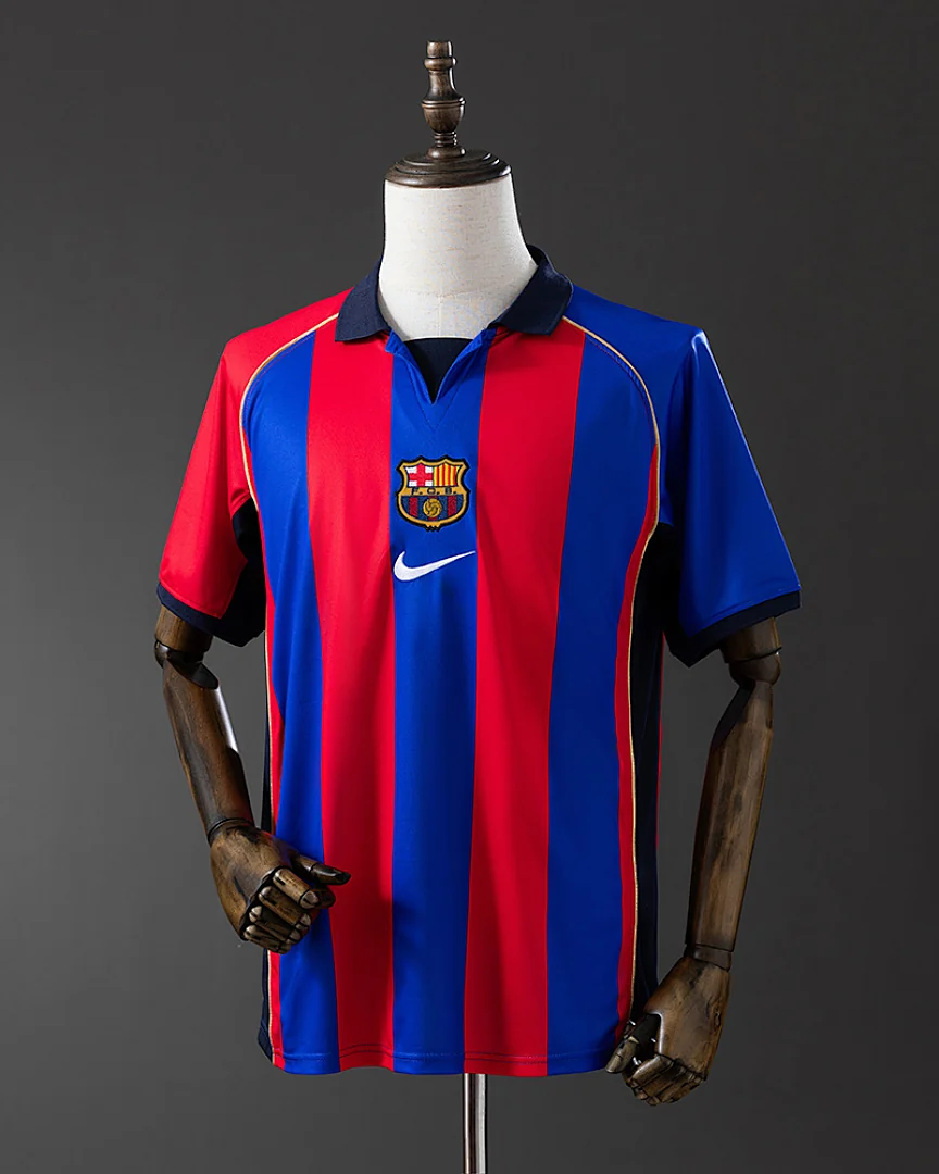 Camisola Retro Barcelona 2001/02 Principal