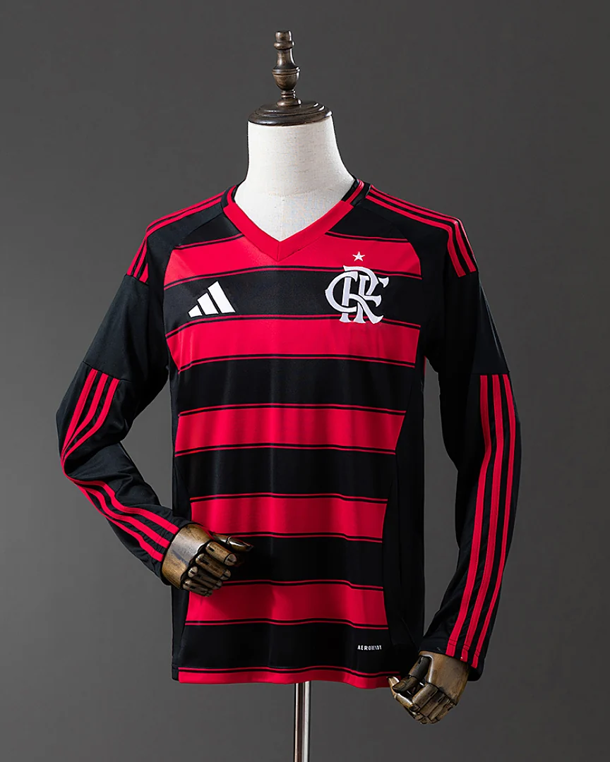 Camisola Flamengo 25/26 Principal Manga Comprida