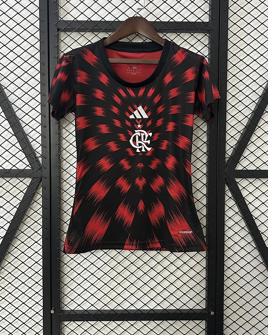 Camisola de Treino Flamengo 25/26 Pré-Jogo Mulher