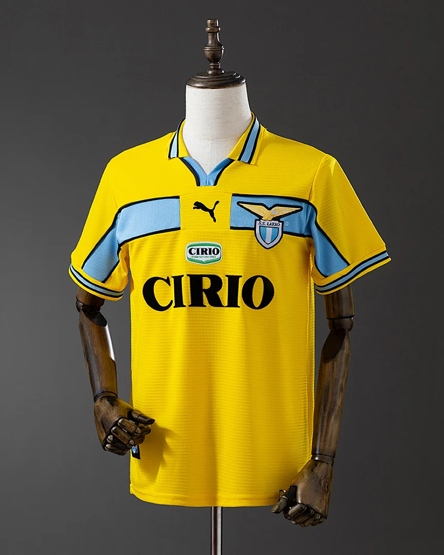 Camisola Retro Lázio 1998/99 Amarela