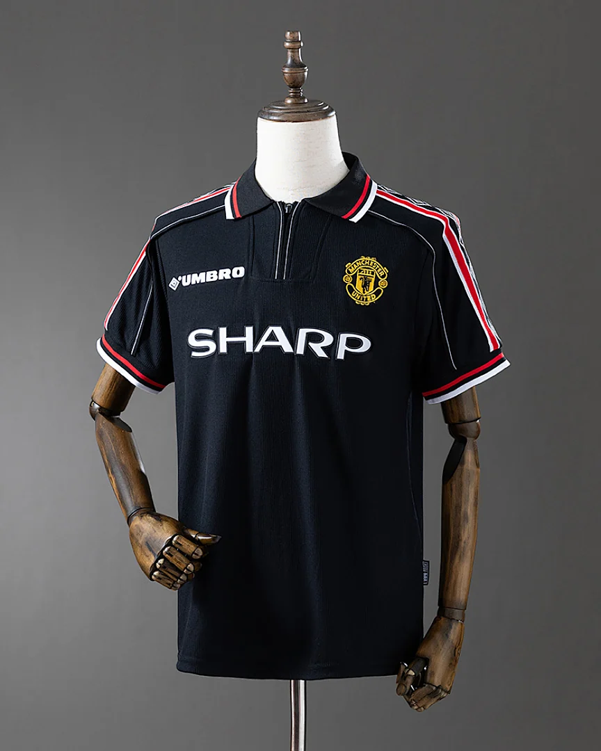 Camisola Retro Manchester United 1998/99 Preta