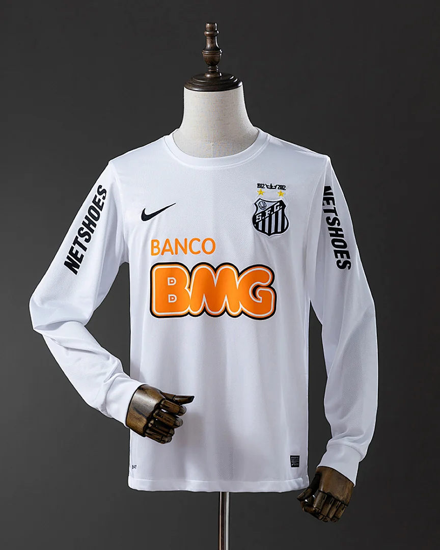 Camisola Retro Santos 11/12 Principal Manga Comprida
